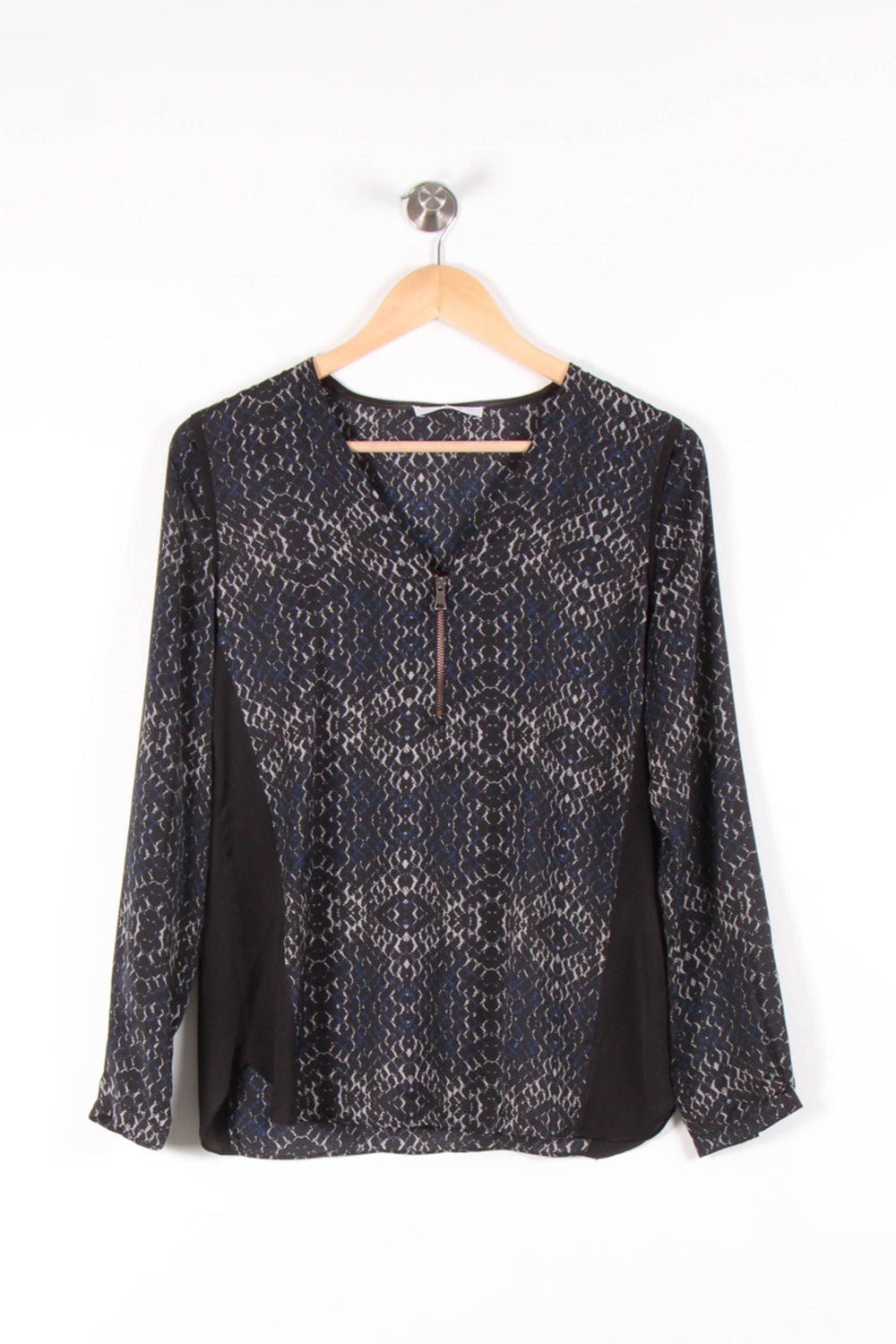 Blouse Noire et Bleue - Taille S/36 de la marque ZAPA | PARAD83242 - Vendu par Paradigme - Image 2