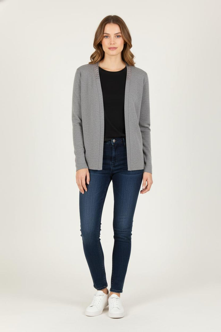 Cardigan Gris - Taille S/36 de la marque ZAPA | PARAD83244 - Vendu par Paradigme - Image 1
