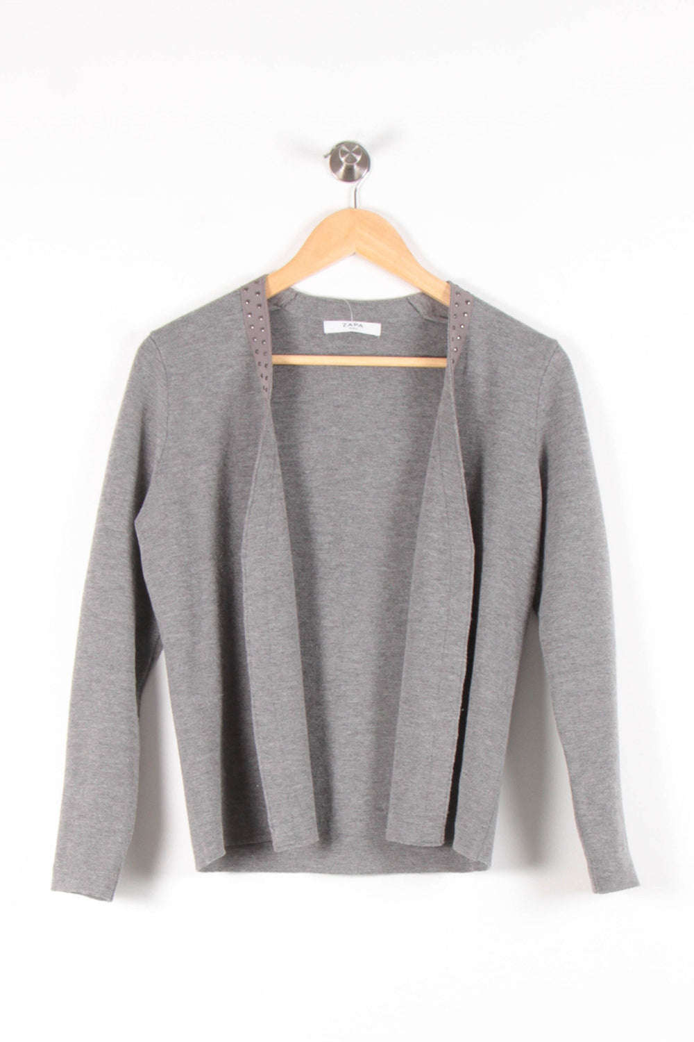 Cardigan Gris - Taille S/36 de la marque ZAPA | PARAD83244 - Vendu par Paradigme - Image 2