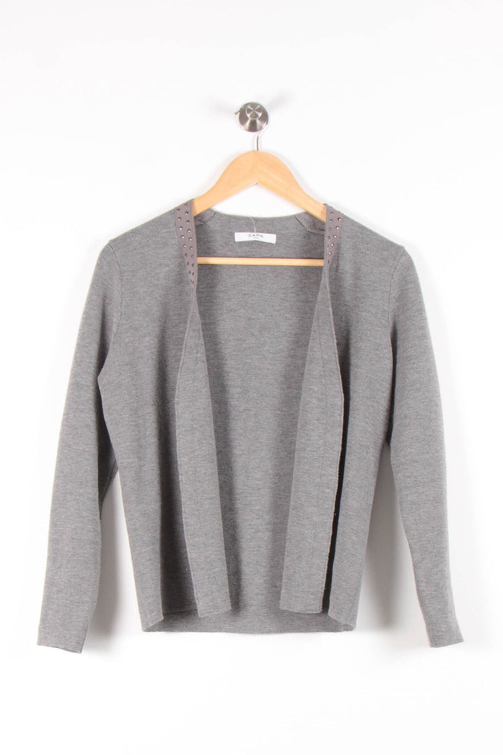 Cardigan Gris - Taille S/36 de la marque ZAPA | PARAD83244 - Vendu par Paradigme - Image 2