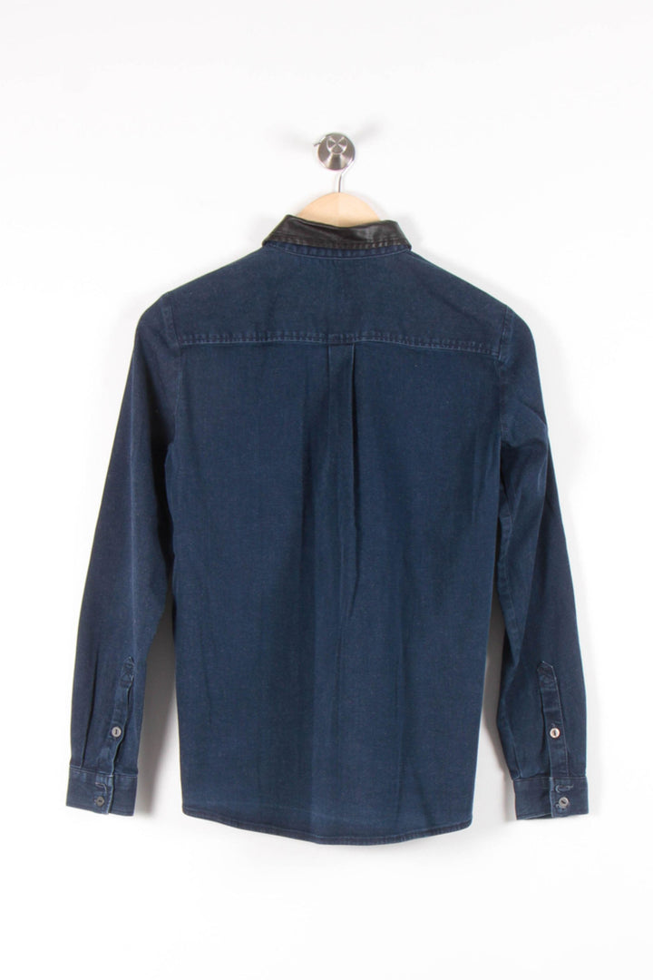 Chemise Bleu et Noir - Taille S/36 de la marque ZAPA | PARAD83245 - Vendu par Paradigme - Image 4