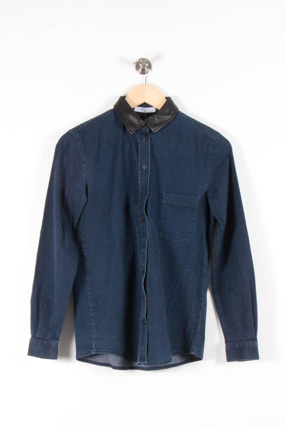 Chemise Bleu et Noir - Taille S/36 de la marque ZAPA | PARAD83245 - Vendu par Paradigme - Image 2