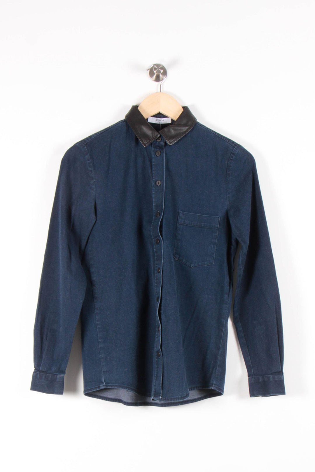 Chemise Bleu et Noir - Taille S/36 de la marque ZAPA | PARAD83245 - Vendu par Paradigme - Image 2