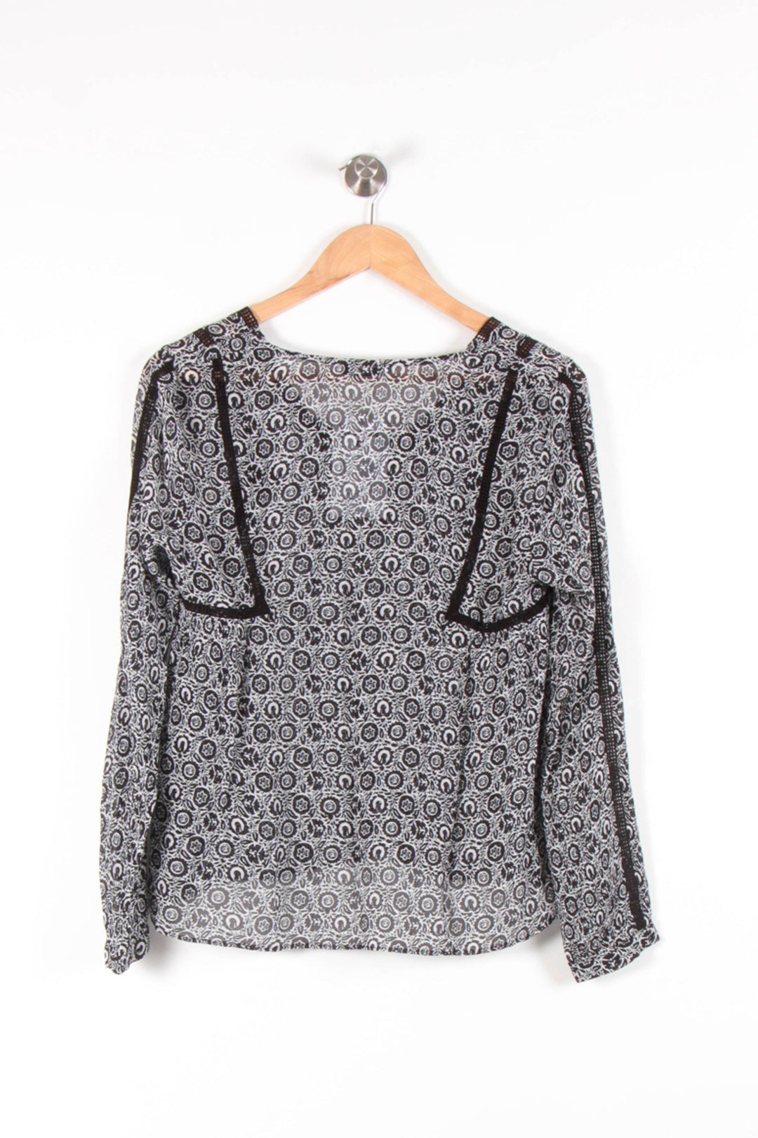 Blouse Noire et Blanche - Taille S/36 de la marque ZAPA | PARAD83247 - Vendu par Paradigme - Image 4