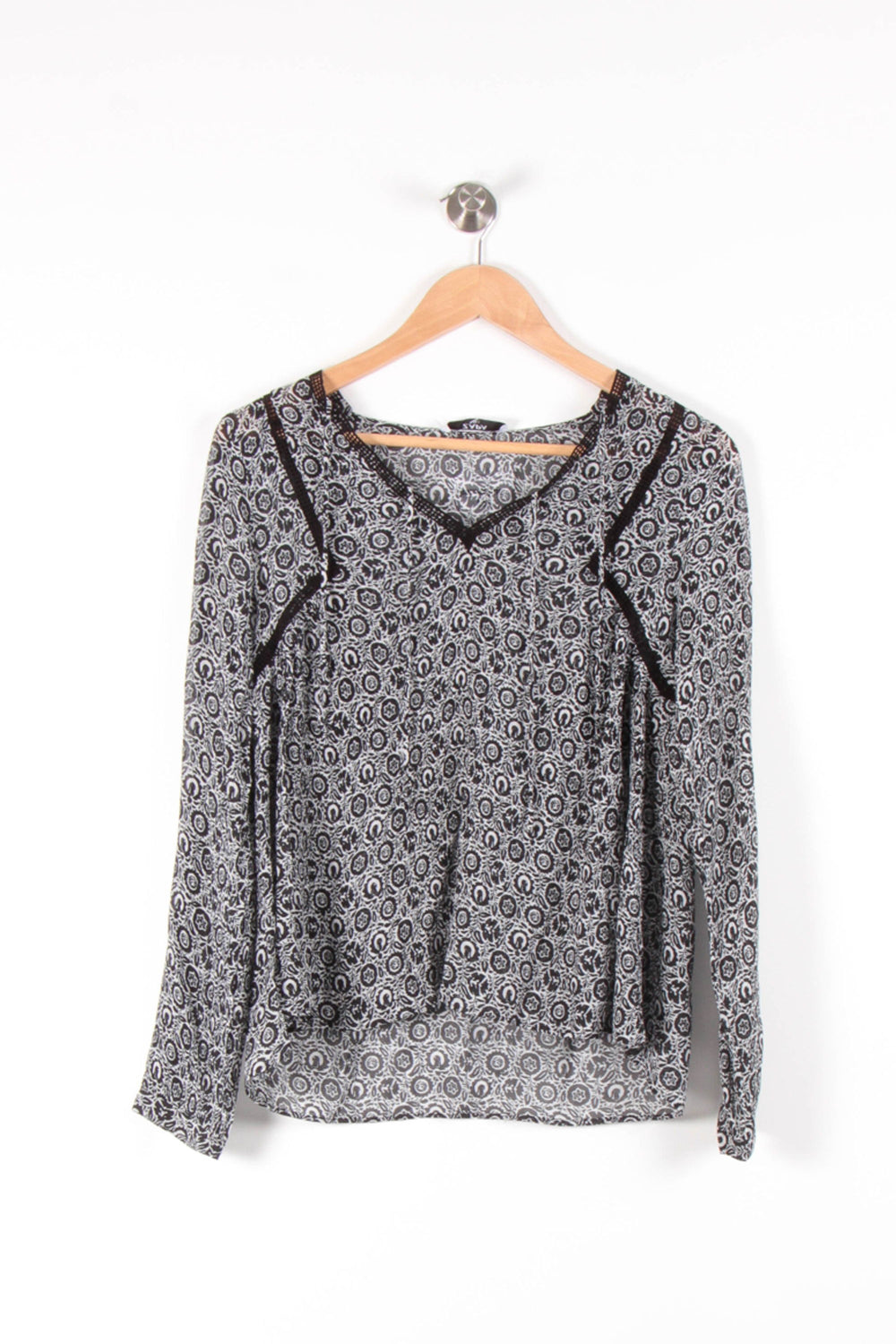 Blouse Noire et Blanche - Taille S/36 de la marque ZAPA | PARAD83247 - Vendu par Paradigme - Image 2