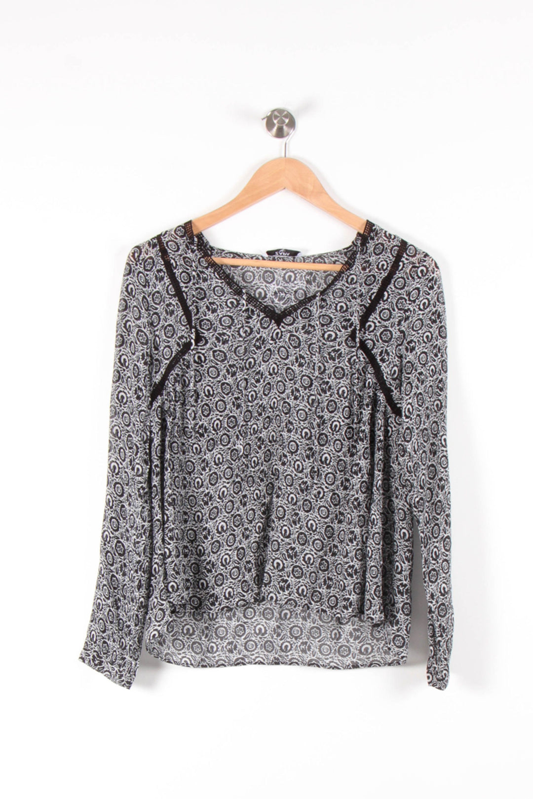 Blouse Noire et Blanche - Taille S/36 de la marque ZAPA | PARAD83247 - Vendu par Paradigme - Image 2