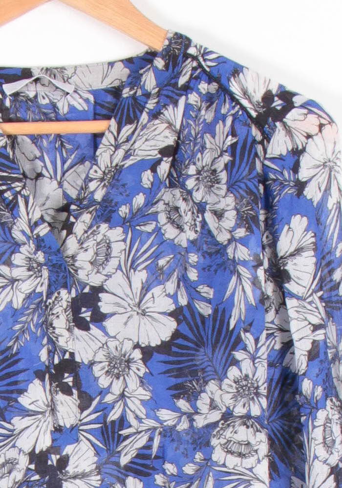 Blouse Bleue et Blanche - Taille S/36 de la marque ZAPA | PARAD83248 - Vendu par Paradigme - Image 3