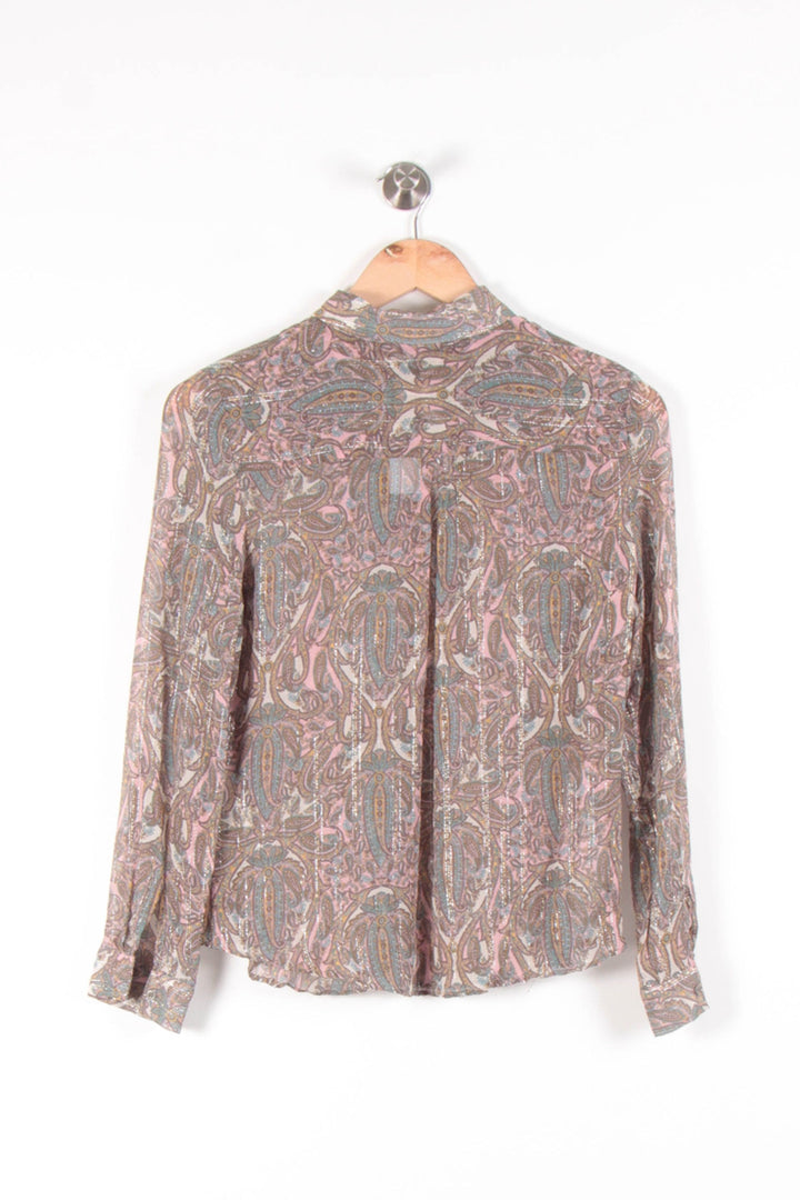 Chemise Imprimée Rose et Bleu - Taille S/36 de la marque ZAPA | PARAD83251 - Vendu par Paradigme - Image 4