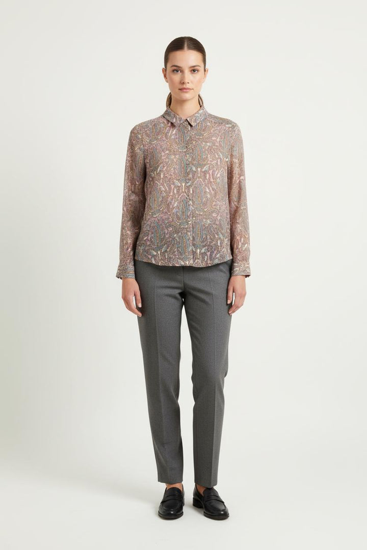 Chemise Imprimée Rose et Bleu - Taille S/36 de la marque ZAPA | PARAD83251 - Vendu par Paradigme - Image 1