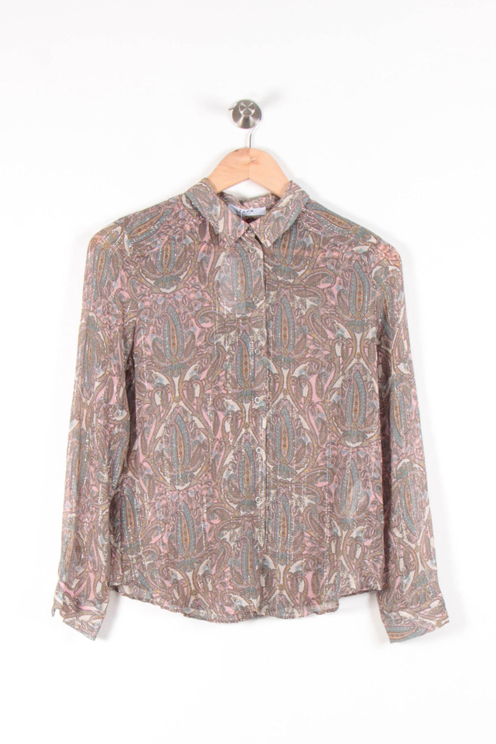 Chemise Imprimée Rose et Bleu - Taille S/36 de la marque ZAPA | PARAD83251 - Vendu par Paradigme - Image 2