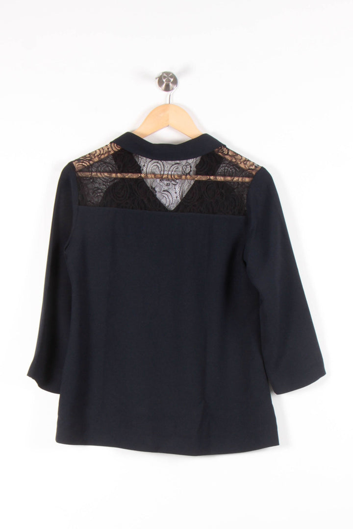 Blouse Noire - Taille XS/34 de la marque ZAPA | PARAD83252 - Vendu par Paradigme - Image 4