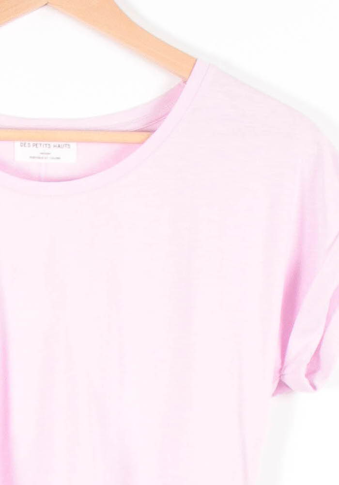 T-shirt Rose - Taille XS/34 de la marque Des petits hauts | PARAD83255 - Vendu par Paradigme - Image 3