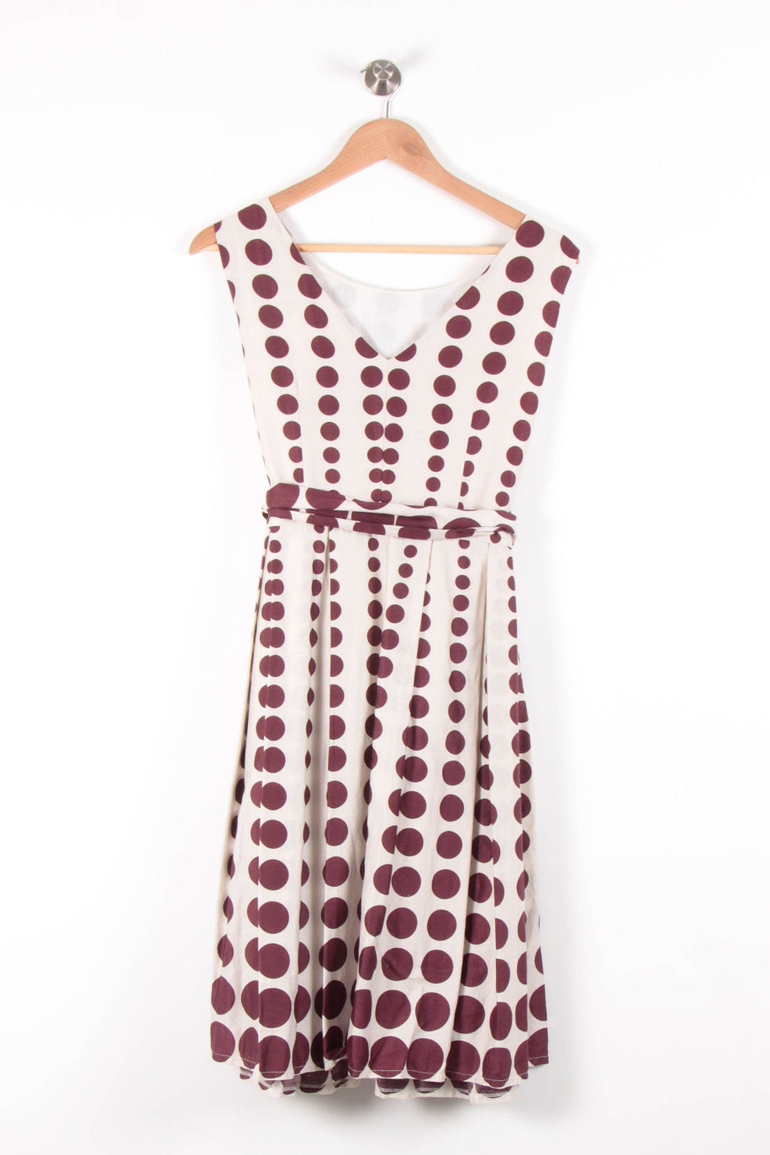 Robe Écrue et Bordeaux - Taille L/40 de la marque La Fée Maraboutée | PARAD83288 - Vendu par Paradigme - Image 4