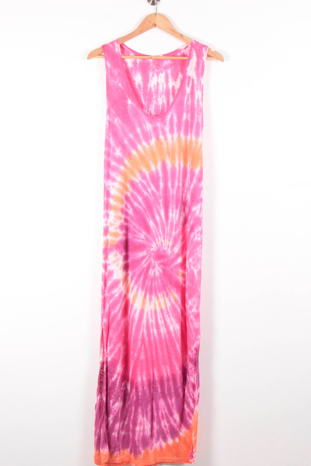Robe Longue Rose et Orange - Taille S/36 de la marque Kujten | PARAD83296 - Vendu par Paradigme - Image 2
