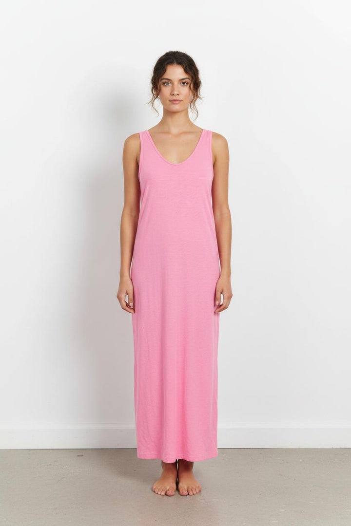 Robe Longue Rose - Taille XS/34 de la marque American Vintage | PARAD83297 - Vendu par Paradigme - Image 1