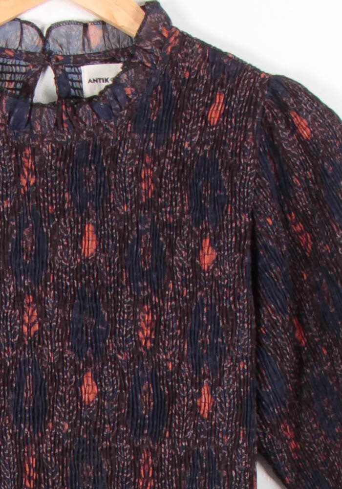 Robe Midi Noire et Rouge - Taille S/36 de la marque Antik Batik | PARAD83298 - Vendu par Paradigme - Image 3