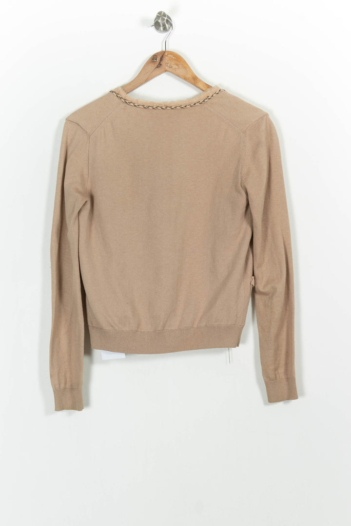 Cardigan Beige - Taille S/36 de la marque Vanessa Bruno | PARAD83308 - Vendu par Paradigme - Image 4