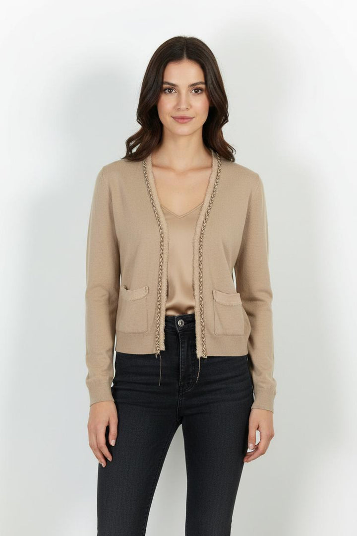 Cardigan Beige - Taille S/36 de la marque Vanessa Bruno | PARAD83308 - Vendu par Paradigme - Image 1