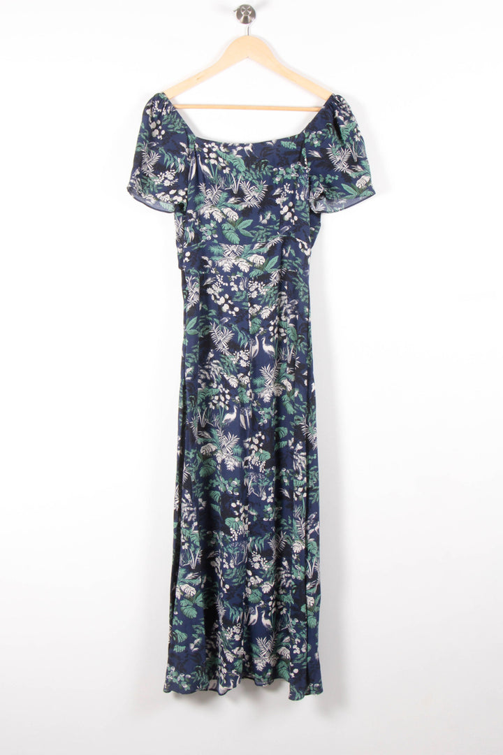 Robe Midi Bleue et Verte - Taille S/36 de la marque ZAPA | PARAD83313 - Vendu par Paradigme - Image 4