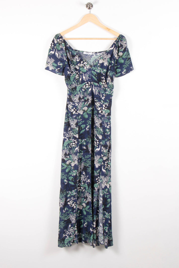 Robe Midi Bleue et Verte - Taille S/36 de la marque ZAPA | PARAD83313 - Vendu par Paradigme - Image 2