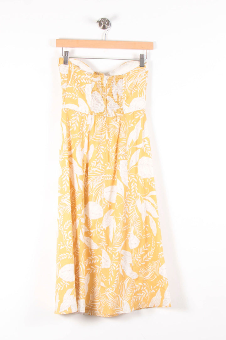 Robe Midi Jaune et Blanche - Taille S/36 de la marque Sézane | PARAD83314 - Vendu par Paradigme - Image 4