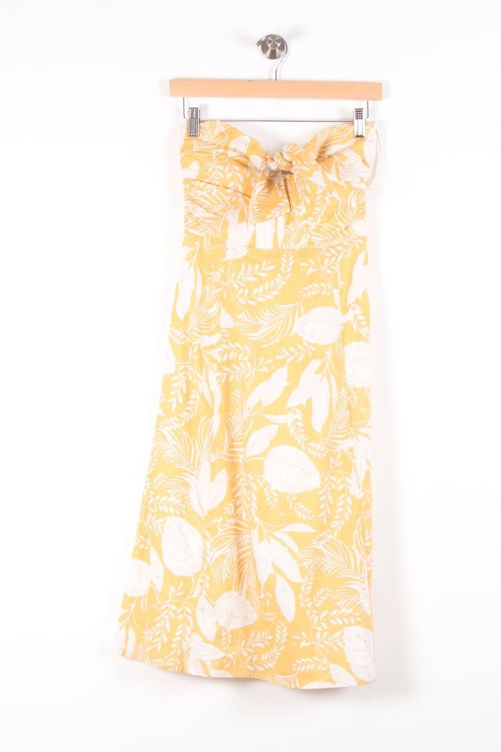 Robe Midi Jaune et Blanche - Taille S/36 de la marque Sézane | PARAD83314 - Vendu par Paradigme - Image 2