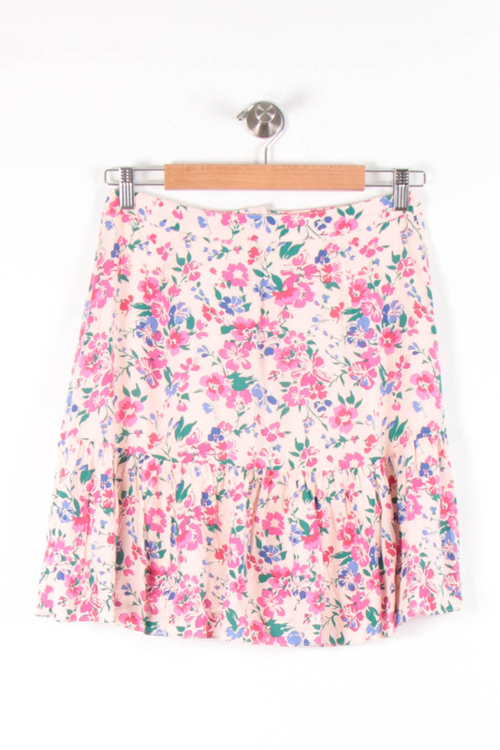Jupe Fleurie Rose et Violet - Taille S/36 de la marque Petite Mendigote | PARAD83315 - Vendu par Paradigme - Image 4