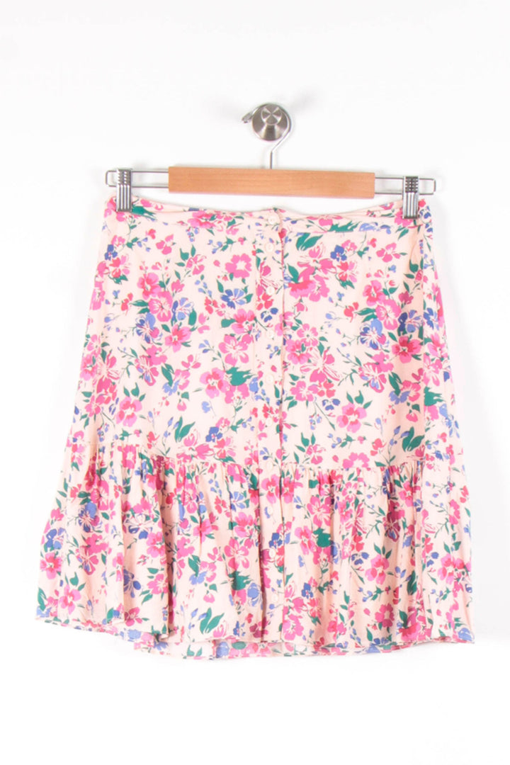 Jupe Fleurie Rose et Violet - Taille S/36 de la marque Petite Mendigote | PARAD83315 - Vendu par Paradigme - Image 2