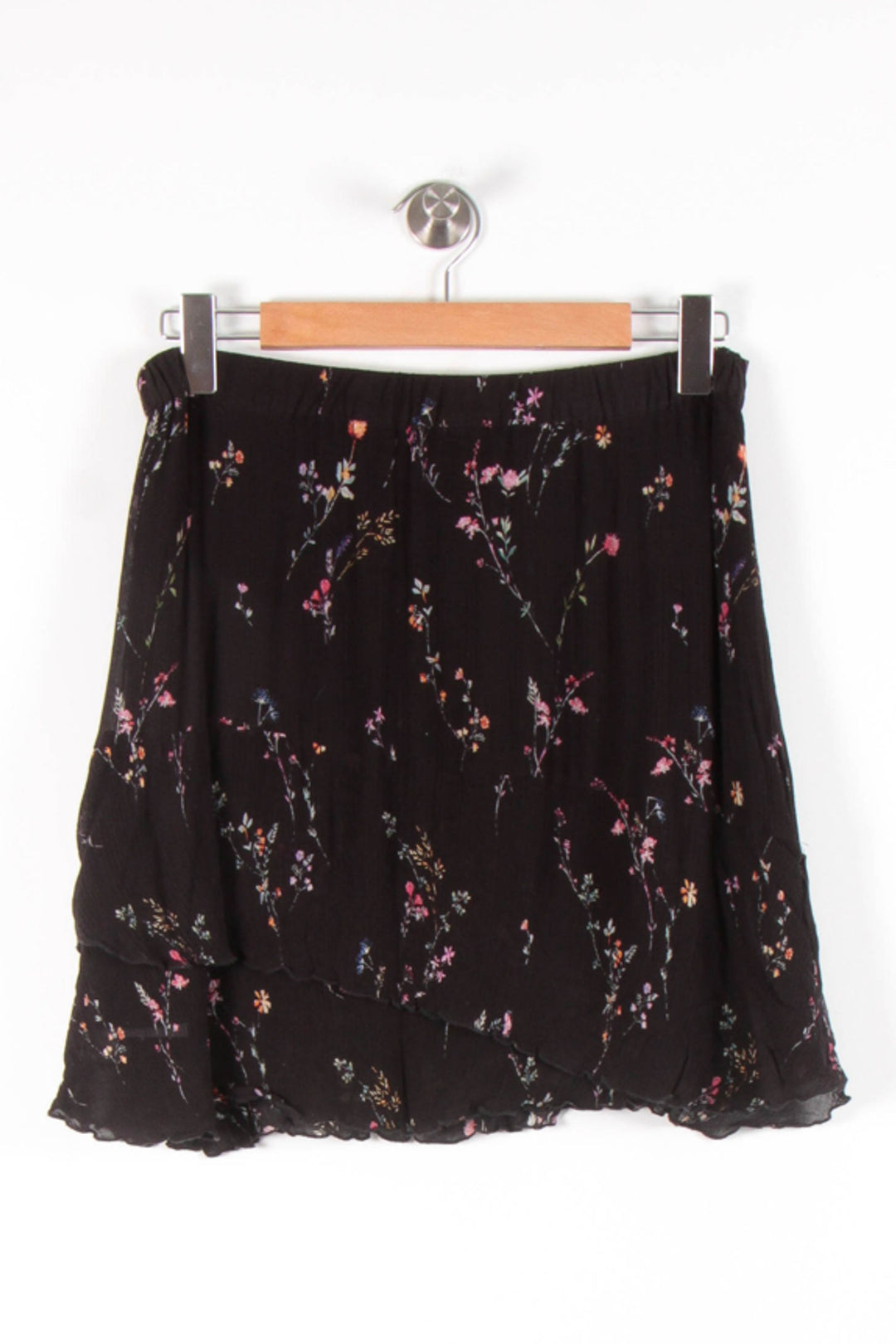 Jupe Fleurie Noire - Taille M/38 de la marque ZAPA | PARAD83316 - Vendu par Paradigme - Image 4