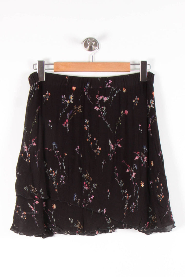 Jupe Fleurie Noire - Taille M/38 de la marque ZAPA | PARAD83316 - Vendu par Paradigme - Image 4