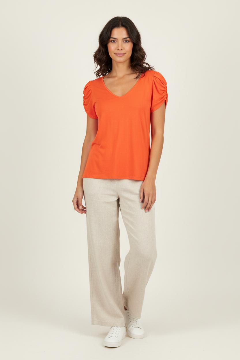 T-shirt Rouge - Taille L/40 de la marque ZAPA | PARAD83318 - Vendu par Paradigme - Image 1