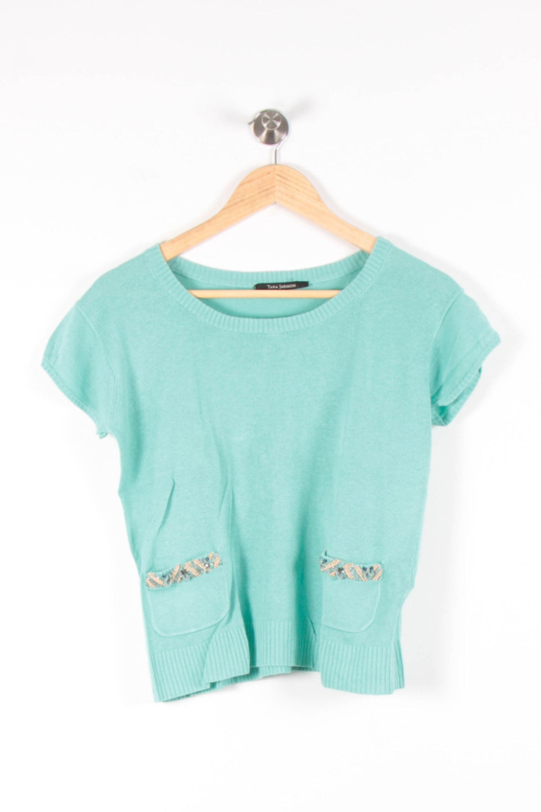 Tee-shirt Vert - Taille S/36 de la marque Tara Jarmon | PARAD83320 - Vendu par Paradigme - Image 2