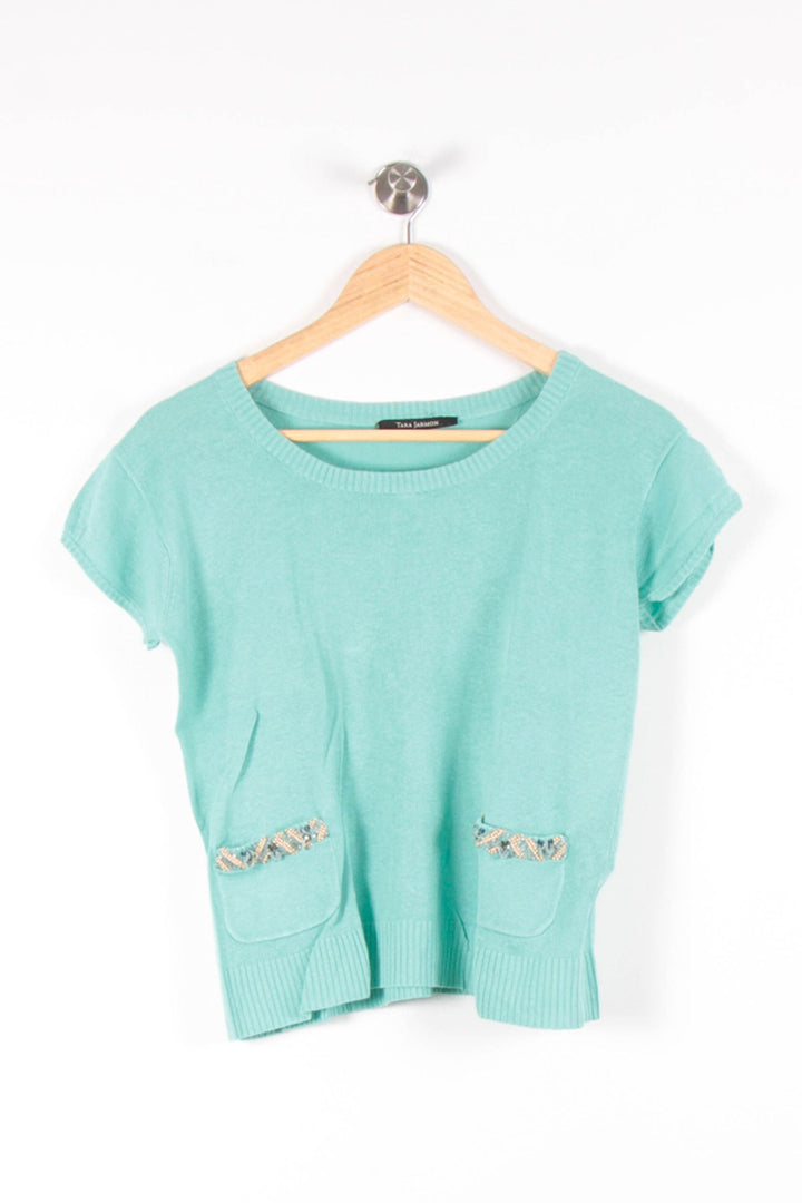 Tee-shirt Vert - Taille S/36 de la marque Tara Jarmon | PARAD83320 - Vendu par Paradigme - Image 2