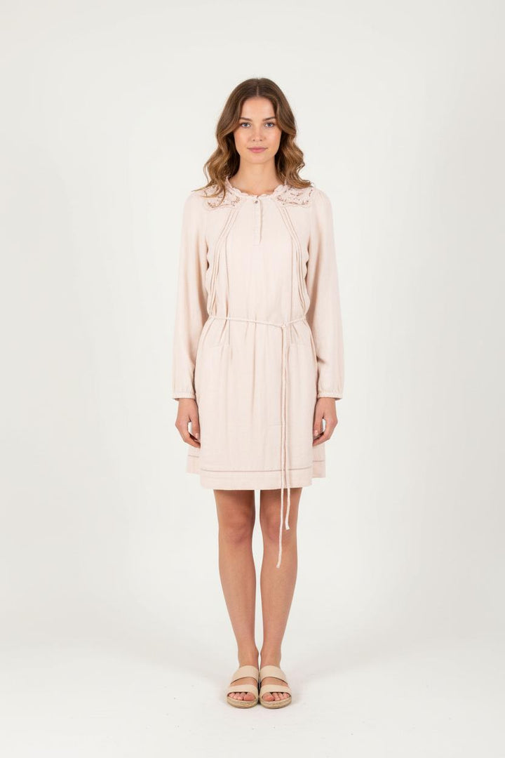 Robe Midi Beige - Taille XS/34 de la marque Vanessa Bruno - Athé | PARAD83323 - Vendu par Paradigme - Image 1