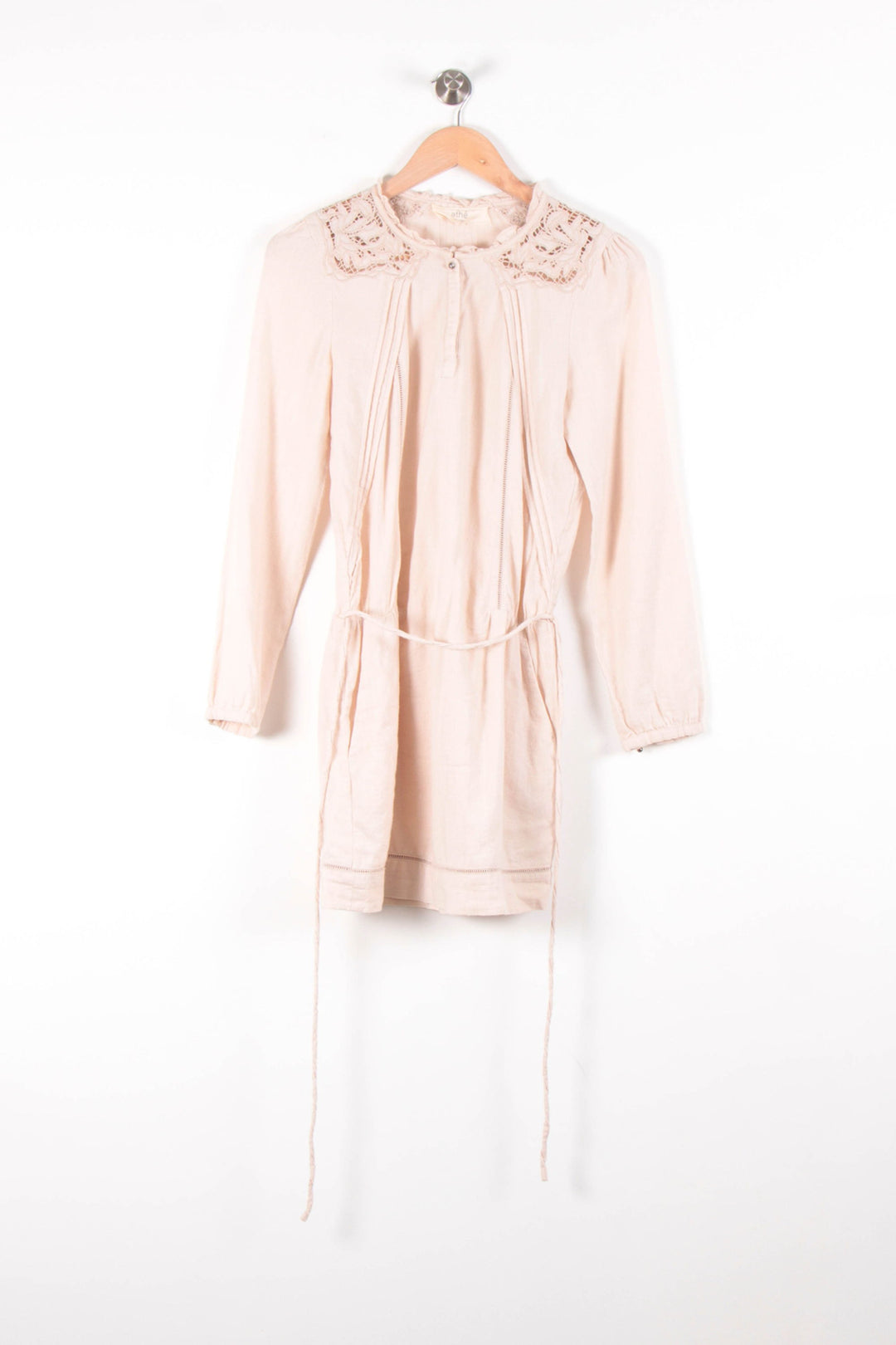 Robe Midi Beige - Taille XS/34 de la marque Vanessa Bruno - Athé | PARAD83323 - Vendu par Paradigme - Image 2