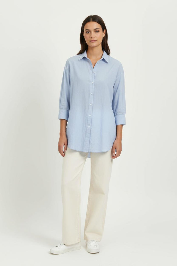 Chemise Bleue - Taille S/36 de la marque IKKS | PARAD83327 - Vendu par Paradigme - Image 1