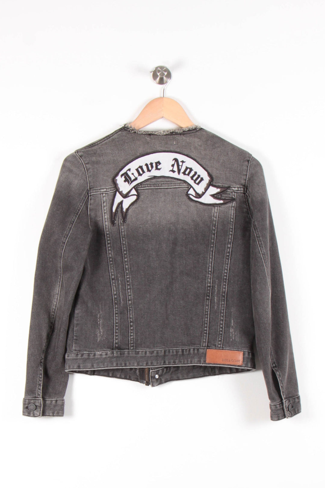 Veste en Jean Noire - Taille M/38 de la marque Zadig&Voltaire | PARAD83329 - Vendu par Paradigme - Image 4