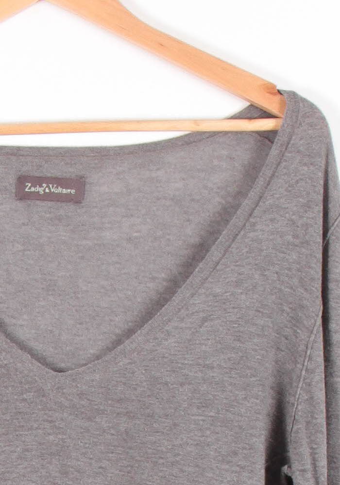 Pull Gris - Taille S/36 de la marque Zadig&Voltaire | PARAD83331 - Vendu par Paradigme - Image 3