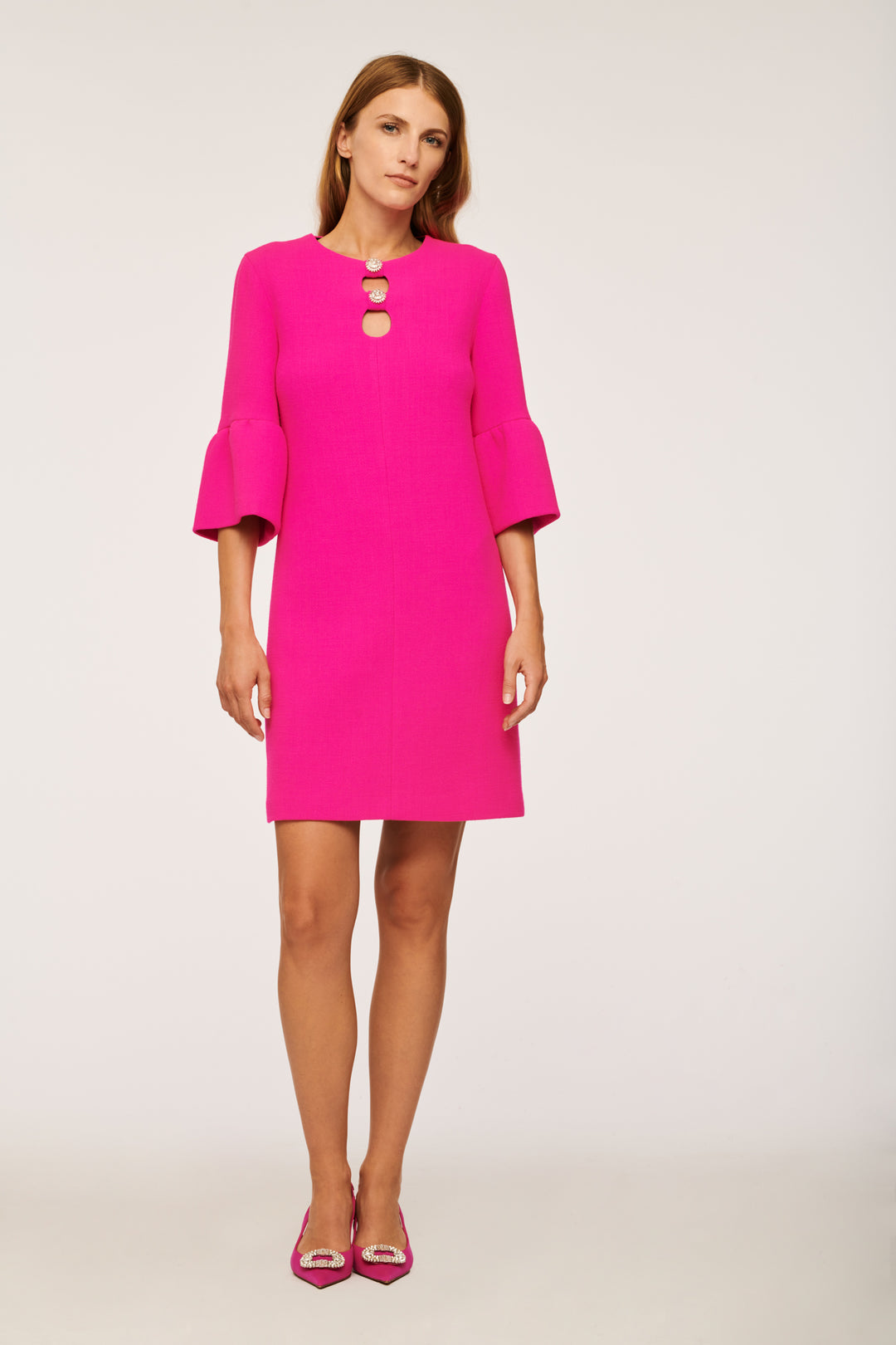 Robe Droite Rose - Taille S/36 de la marque Weill | PARAD83342 - Vendu par Paradigme - Image 1