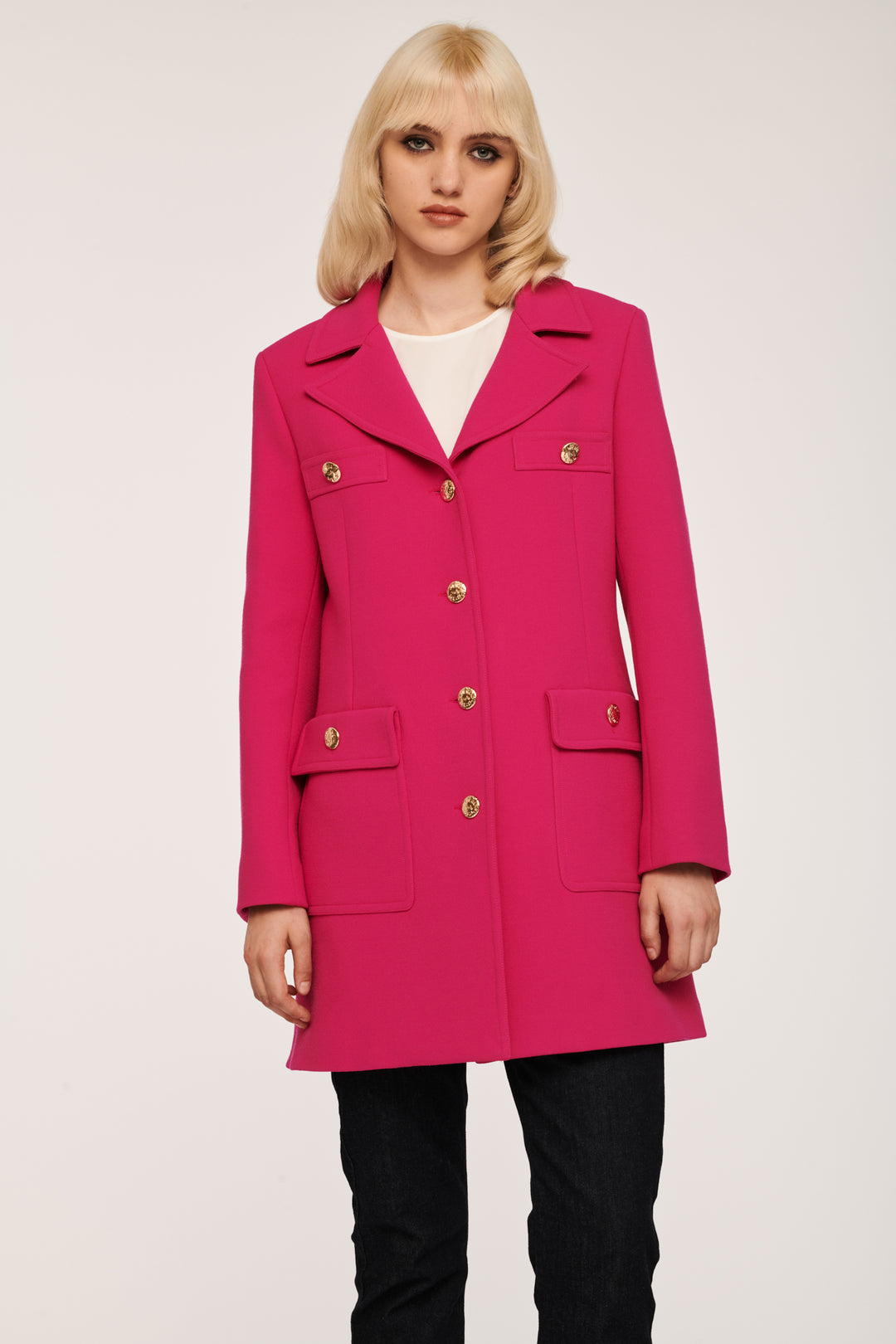 Veste Longue Rose - Taille L/40 de la marque Weill | PARAD83349 - Vendu par Paradigme - Image 1