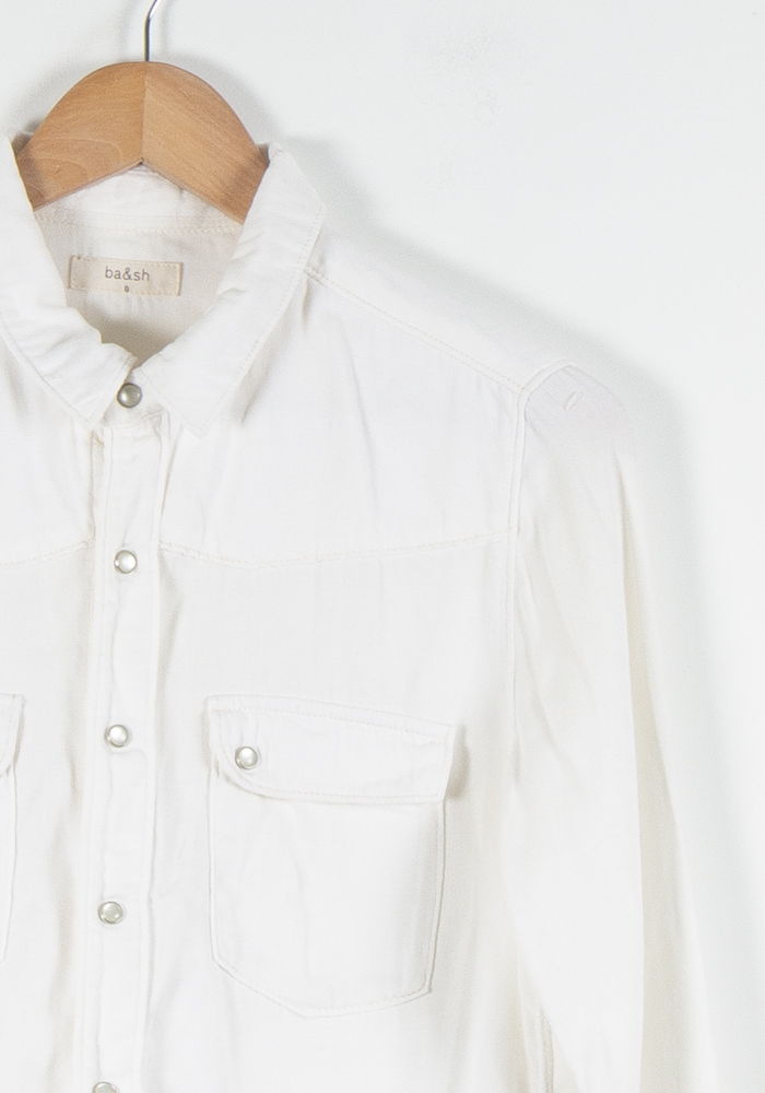 Chemise Blanche - Taille XS/34 de la marque ba&sh | PARAD83365 - Vendu par Paradigme - Image 3