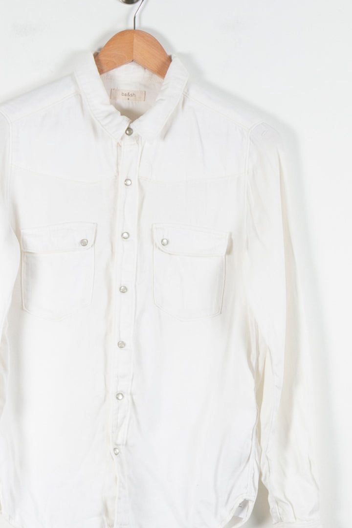 Chemise Blanche - Taille XS/34 de la marque ba&sh | PARAD83365 - Vendu par Paradigme - Image 2