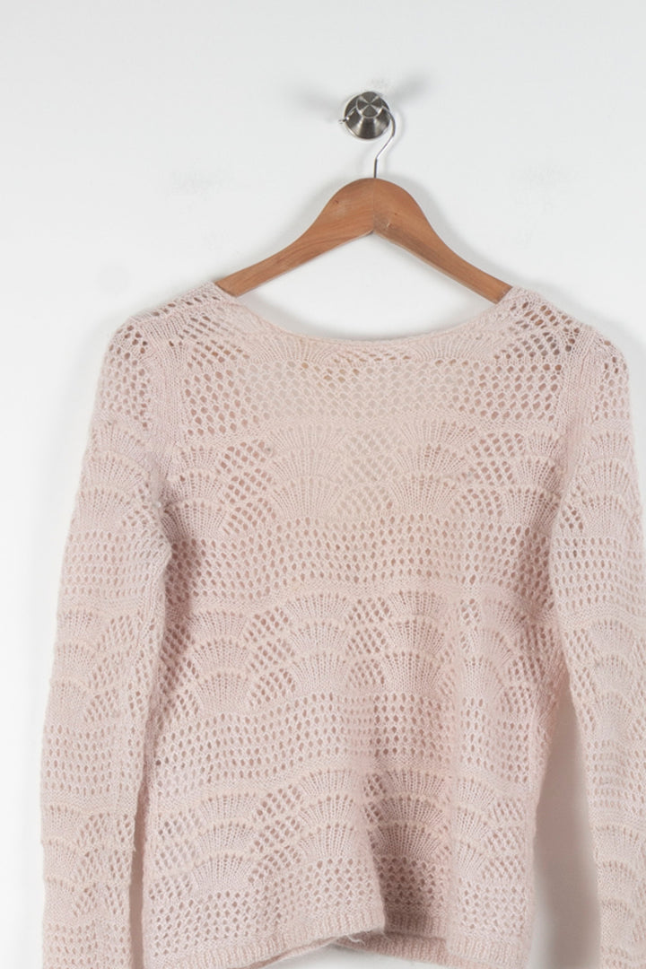 Cardigan Rose - Taille XS/34 de la marque Sézane | PARAD83366 - Vendu par Paradigme - Image 4