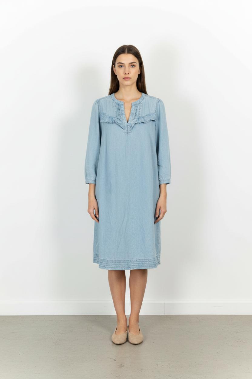 Robe Chemise Bleue - Taille XL/42 de la marque IKKS | PARAD83369 - Vendu par Paradigme - Image 1