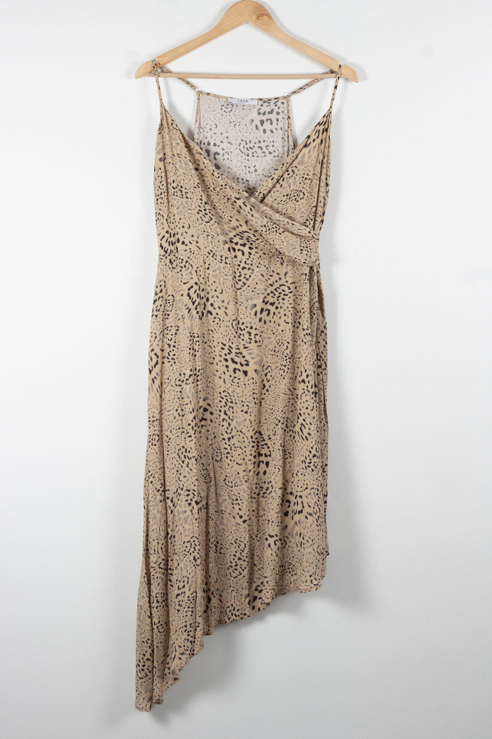 Robe Portefeuille Beige et Noir - Taille L/40 de la marque ZAPA | PARAD83372 - Vendu par Paradigme - Image 2