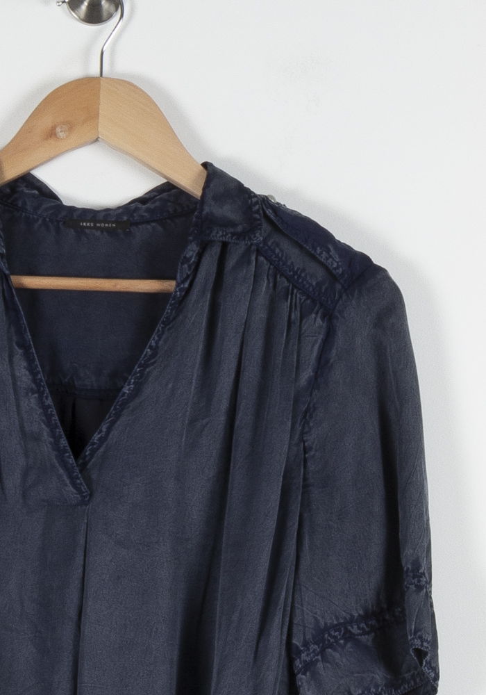 Robe Midi Bleue - Taille L/40 de la marque IKKS | PARAD83377 - Vendu par Paradigme - Image 3