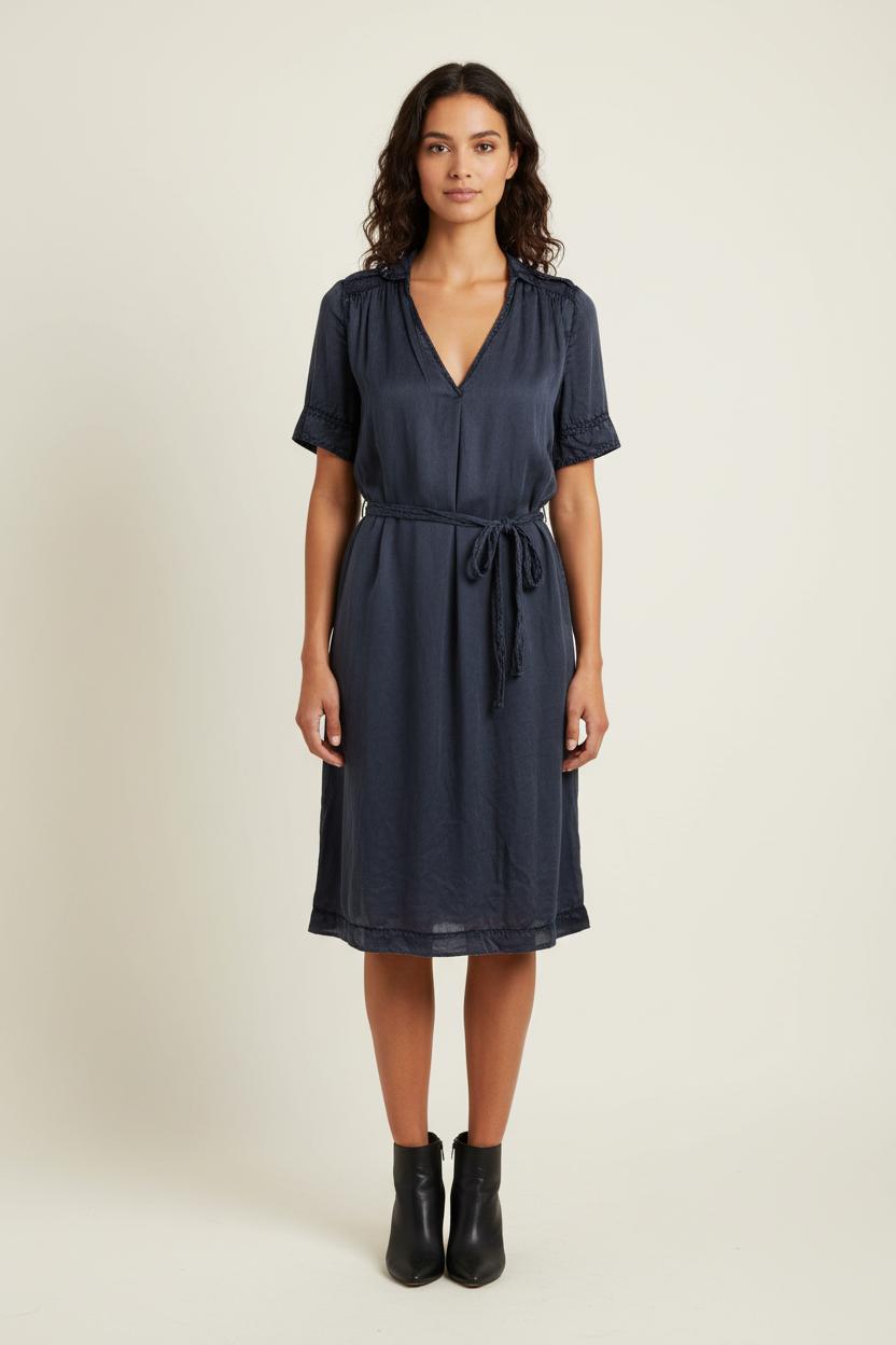 Robe Midi Bleue - Taille L/40 de la marque IKKS | PARAD83377 - Vendu par Paradigme - Image 1