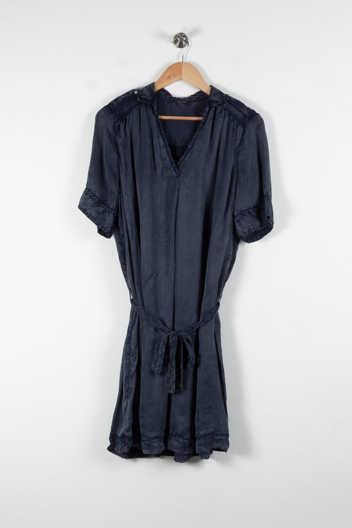 Robe Midi Bleue - Taille L/40 de la marque IKKS | PARAD83377 - Vendu par Paradigme - Image 2