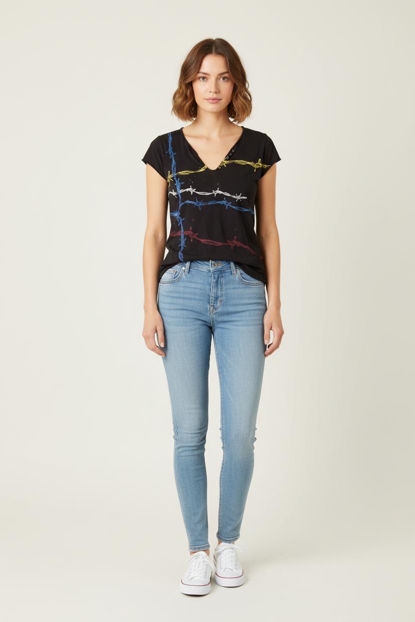 Tee-shirt Noir - Taille S/36 de la marque Zadig&Voltaire | PARAD83384 - Vendu par Paradigme - Image 1