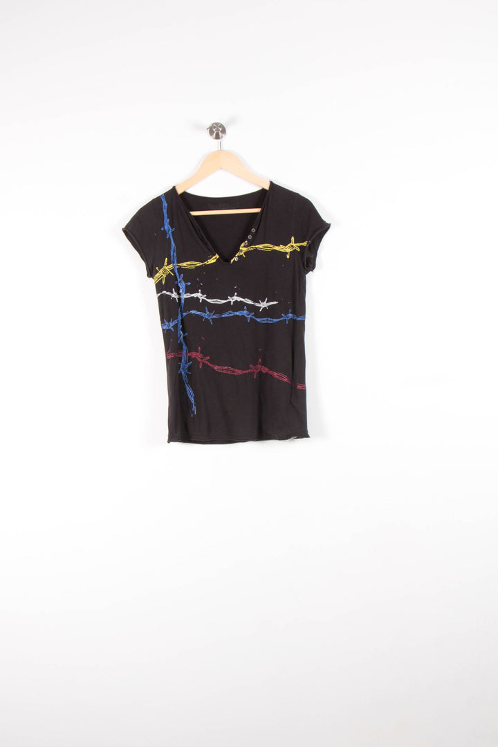 Tee-shirt Noir - Taille S/36 de la marque Zadig&Voltaire | PARAD83384 - Vendu par Paradigme - Image 2